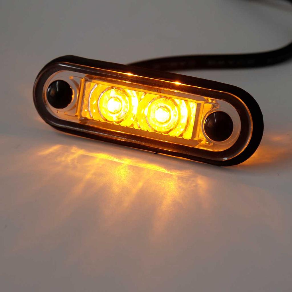 2-10PCS LED Side Marker Car External Light Waterproof Indicator Light Bus Truck Lorry Led Indicator Trailer Light Rear Side Lamp