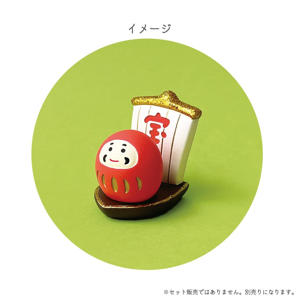 Decor Corporation Gurke Mamefuku Maskottchen Mamefuku Daruma Größe ca.. 2.3 H2.4 ZCB-47468