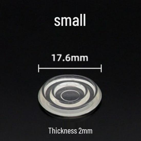 Tempered Glass Coffee Table with Non-slip Rubber Pads