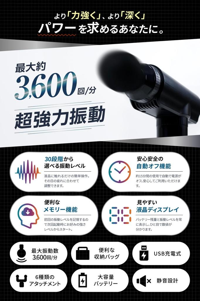 Von einer Chiropraktik RELX Myofasziale Release-Pistole für die Ganzkörperpflege von einer Japanischen 30 Starke Bis zu Ungefähr Vibrationen pro Myofasziale Release-Pistole