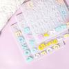 Alphabet Number Mold Crystal Epoxy Silicone Mold Keychain Multipurpose Mould