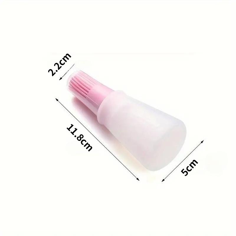 1pc Silicone Basting Brush with Oil Dispenser - Food Grade, Perfect for BBQ & Pastry Cooking, Kitchen Essential