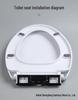 Thickened Universal Slow-Down U/V-Shaped Toilet Seat Cover