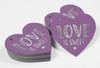 Inkdotpot 100 Pack Real Silver Foil Paper Tag Love Is Sweet Wedding Favor Hang