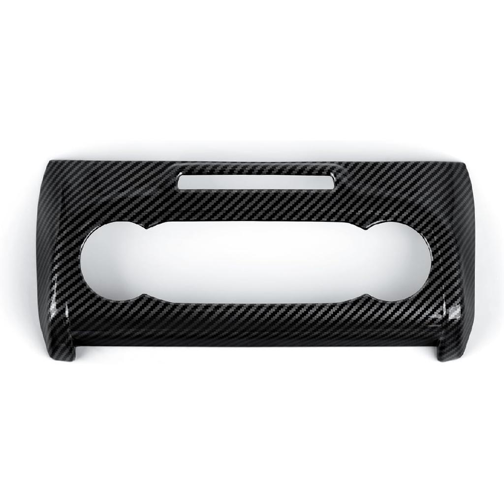 Car Carbon Fiber Center Console AC Switch Panel Sticker Decal Trim Cover Interior Decoration For Ford Bronco Sport    2024 2025 Accessories