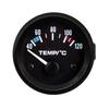 Auto Car 2" 52Mm Water Temp Gauge 40~120 Celsius Temperature Meter Sensor 1/8Npt Gasoline Car 12V Auto Instrument Black Shell