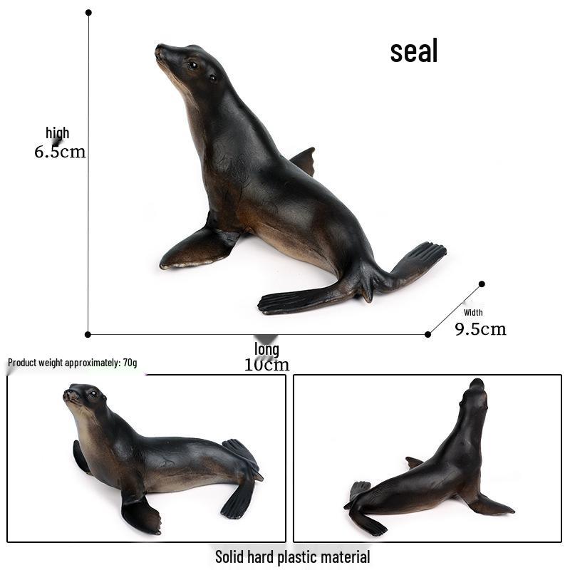 Marine Life Action Figures: Killer Whale, Shark, and Fish Tank Models for Kids