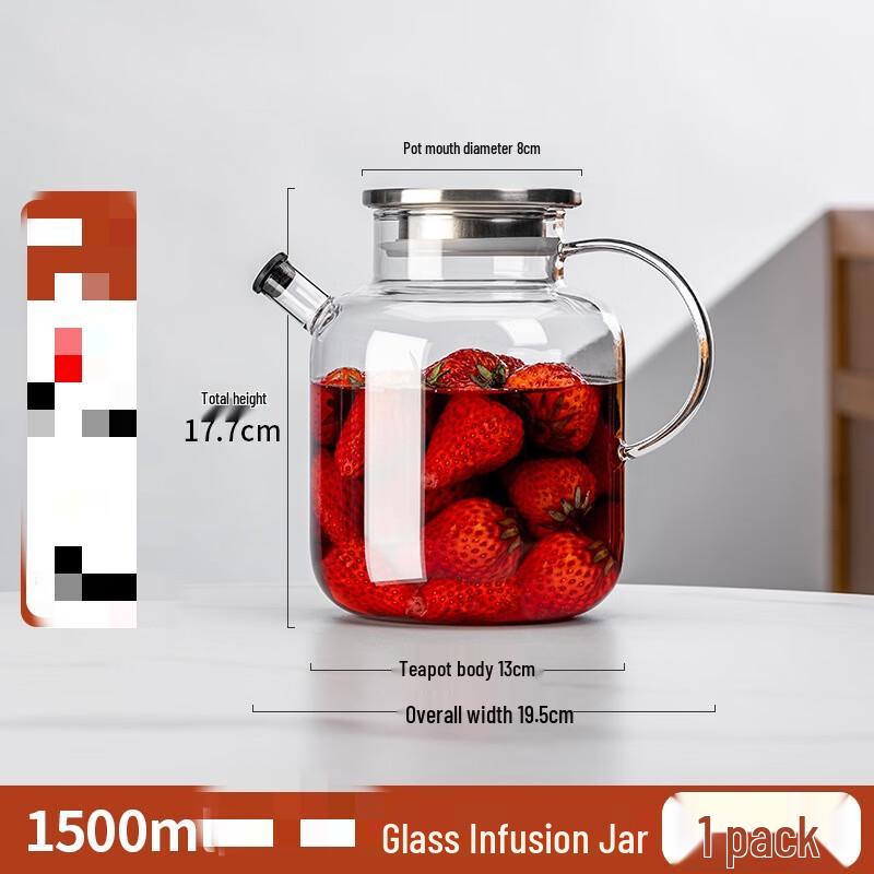 

ZISIZ Glass Storage Pitcher & Decanter Set