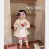 Baby Solid Color Winter Romper 2025 - Korean Style Jacquard Onesie for Newborns. Super Cute and Trendy!