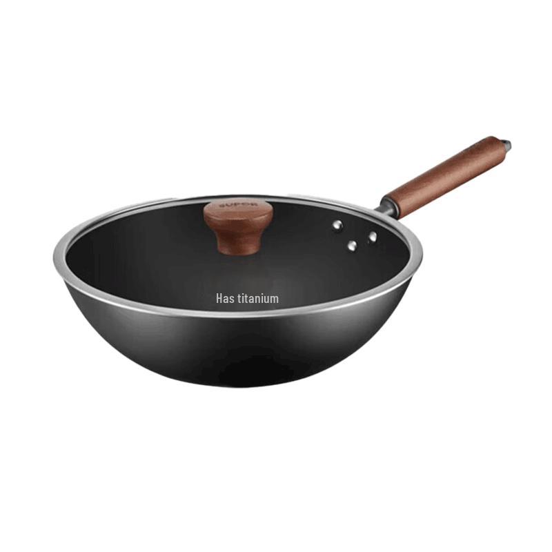 

Supor 32cm Cast Iron Non-stick Wok