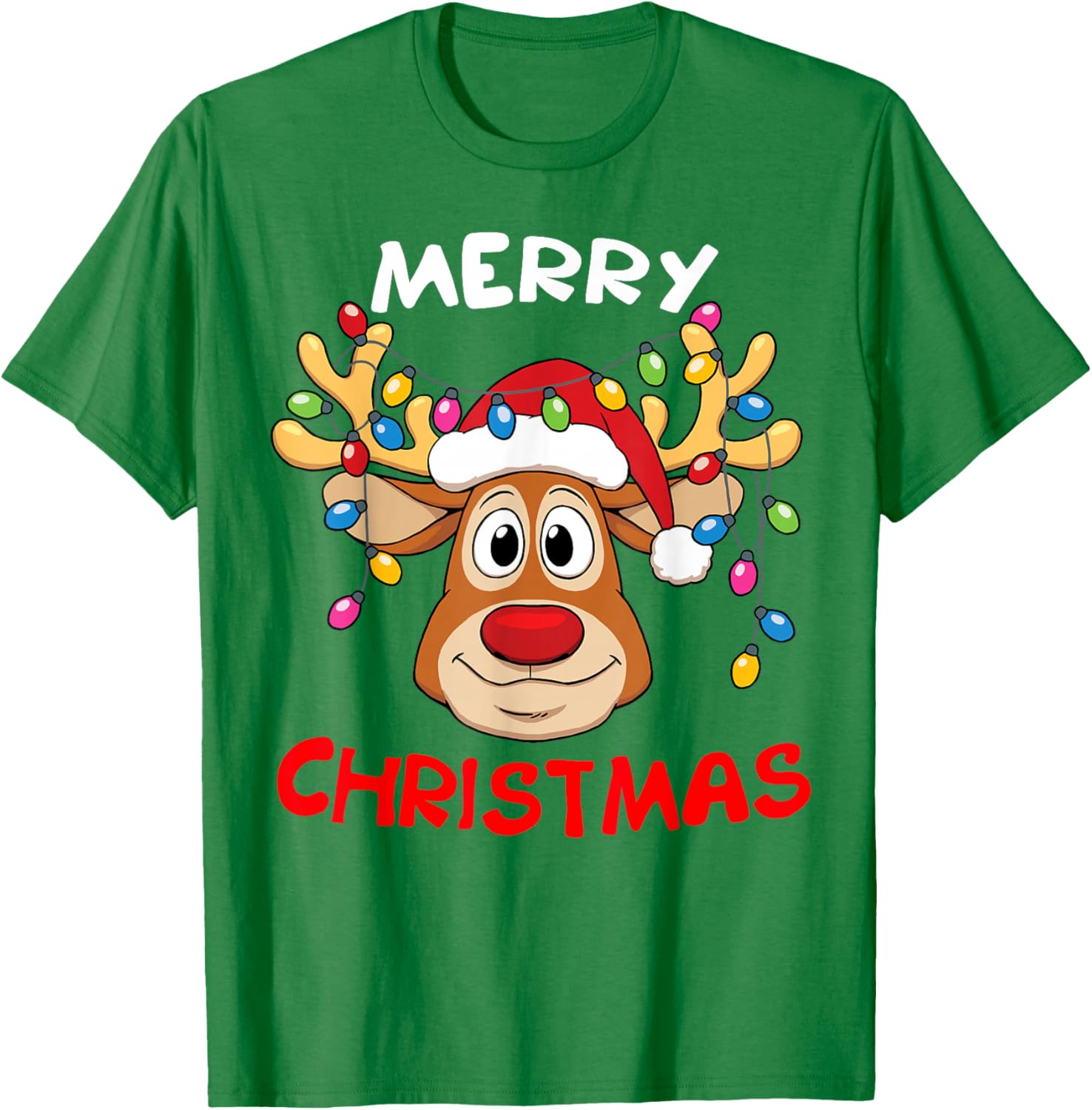 Merry Christmas Reindeer Xmas Family TShirt 100 Cotton ONeck Short Sleeve Summer Casual Mens Tshirt Streetwear S