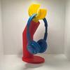 1pz Supporto Creativo per Cuffie Stampato 3D Stile Cartone Animato Rosso Giallo Vivace Organizer in PC Policarbonato, Salvaspazio Decorazione da Scrivania da Interno per Casa Ufficio