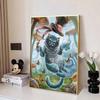 Disney Diamond Painting Alice in Wonderland Cheshire Cat Fantasy Illustration Wall Decoration Embroidery Full Diamond CrossStitchDIYGiftHomeDecoration
