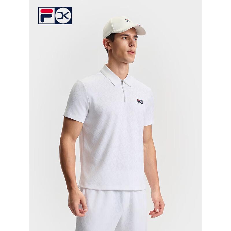 FILA Men s Knitted Short Sleeve Polo Shirt XL