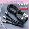 100W Trisync Ladekabel mit Digitalanzeige für Apple Huawei Xiaomi Oppo Geräte