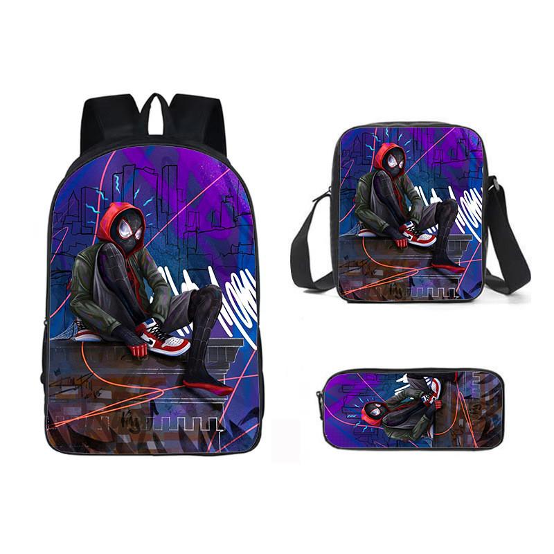 Backpack Piece Three Set Waterresistant Material Kids For