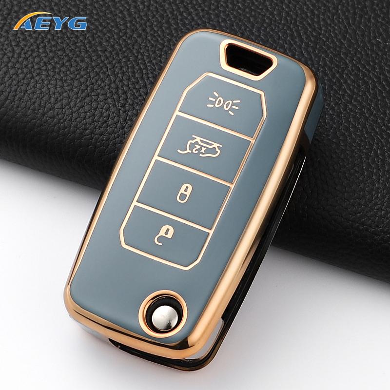 Fashion Tpu Car Key Cover Case Shell For Jeep Renegade Compass 4 Buttons Protected Holder Keyless Fob Bag