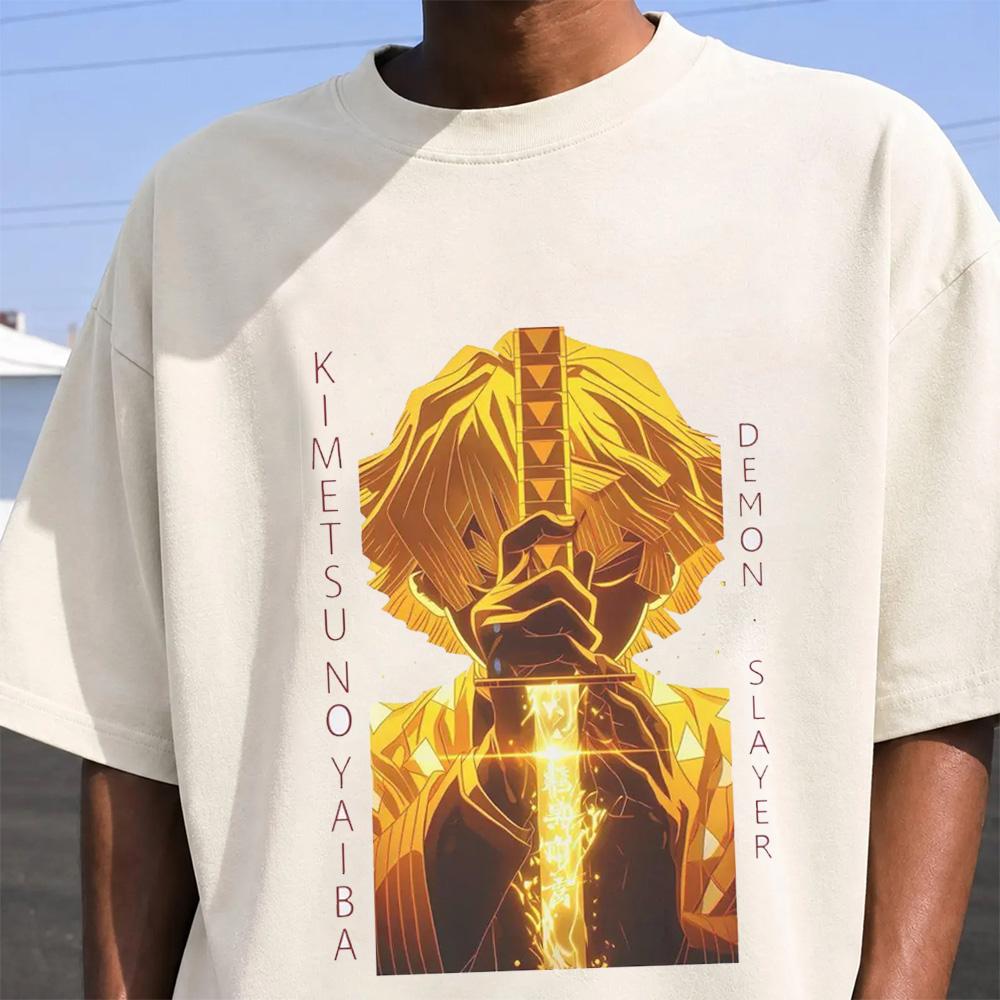 T-shirt Demon Slayer per bambini ragazzi ragazze unisex Kamado Tanjiro Giappone Anime Estate Ragazzo Primavera e Autunno Maniche Corte per Bambini Indumento