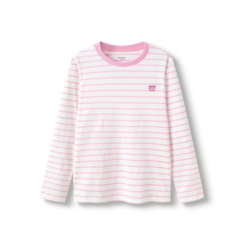 Balabala Kids' Long-Sleeve T-Shirt 2025: Spring & Autumn Style for Boys & Girls