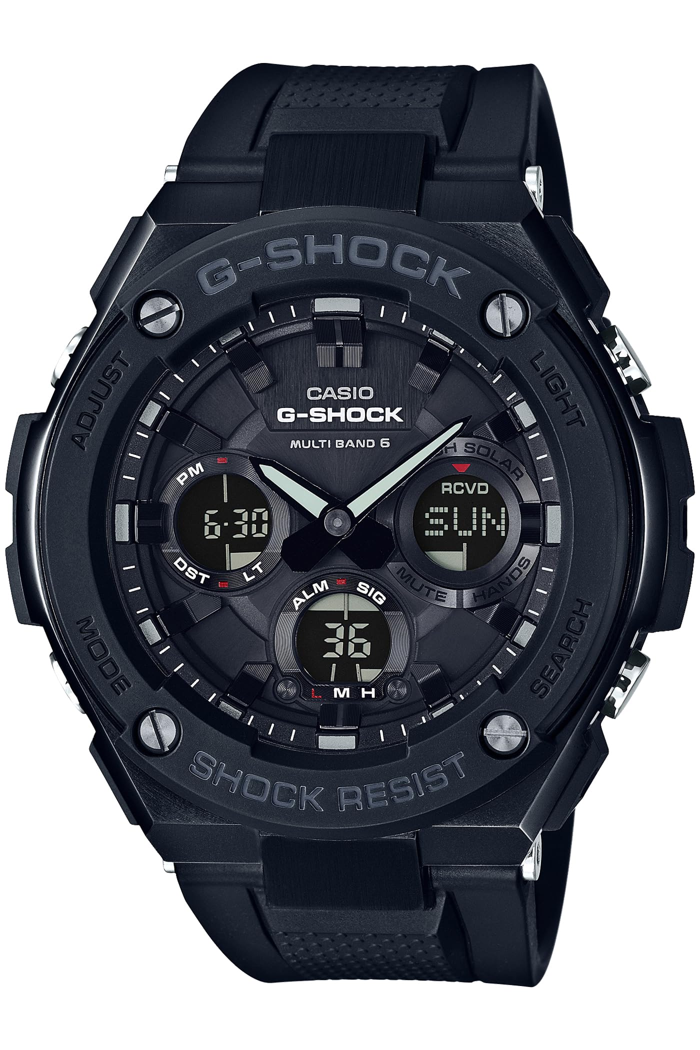 

Часы Радио Solar Black [Casio] G-Shock [] G-STEEL GST-W100G-1BJF чёрный