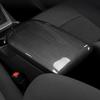 Carbon Fiber Central Armrest Storage Box Cover For Toyota RAV4 -