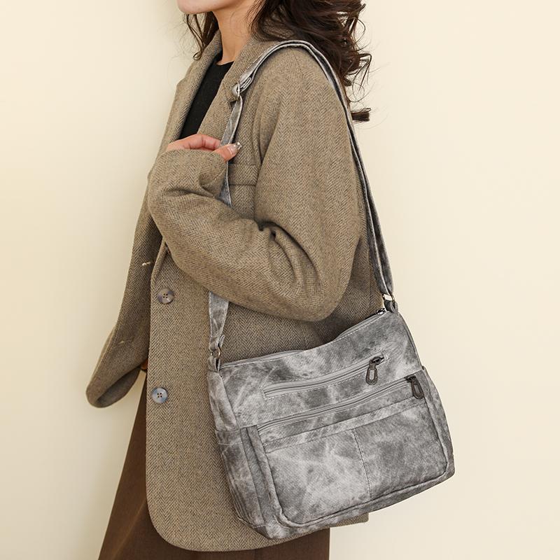 Женская сумка через плечо в стиле ретро — фото 8