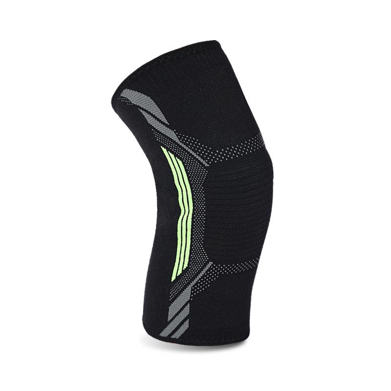 Unisex Knitted Fitness Jump Rope Protective Outdoor Leg Warmers, Non-slip Cycling and Running Breathable Sports Knee Pads.