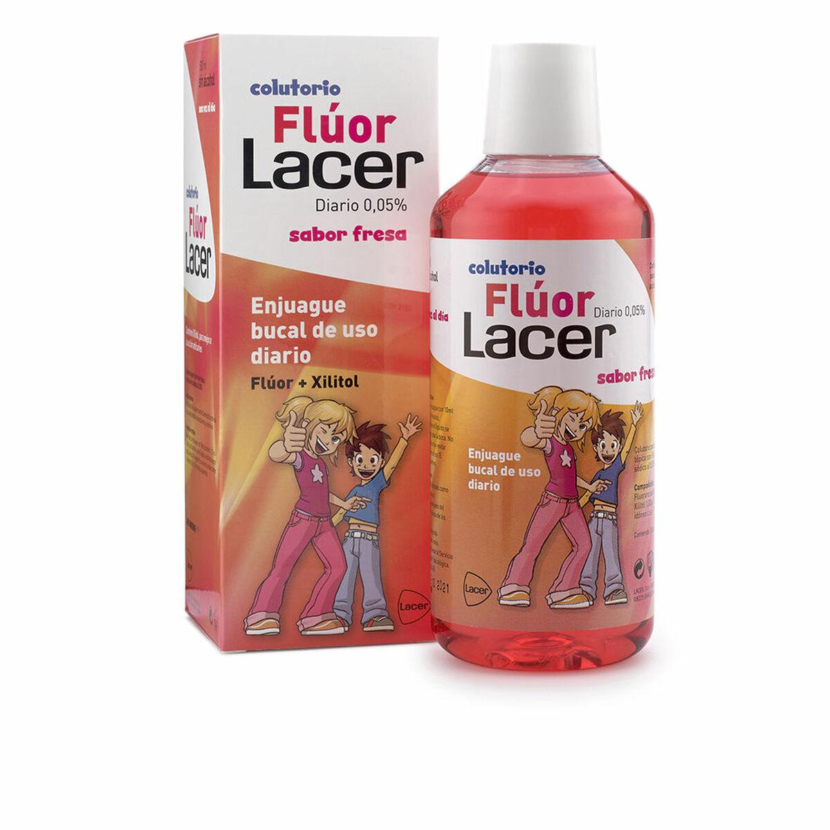 

Ополаскиватель для рта Lacer Strawberry Fluor Junior (500 мл)