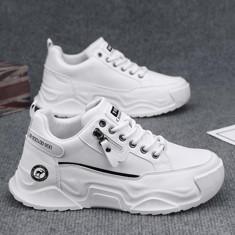 

Новые мужские модные повседневные спортивные кроссовки для мальчиков и студентов, трендовые мужские удобные дышащие кроссовки для отдыха, большой размер 39-50 44 белый