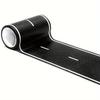 Reusable Cartoon Road Track Stickers, Black Road Tape for Party Racing Decor, Glitter Finish Auto-Themed Decoration, 2 Rolls Pack, 16ft x 2in Each