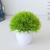 Artificial Bonsai Plants Small Tree Grass Plants Pot Tabletop Landscape Simulated Plant Bonsai Ornament Fake Plant Decoration