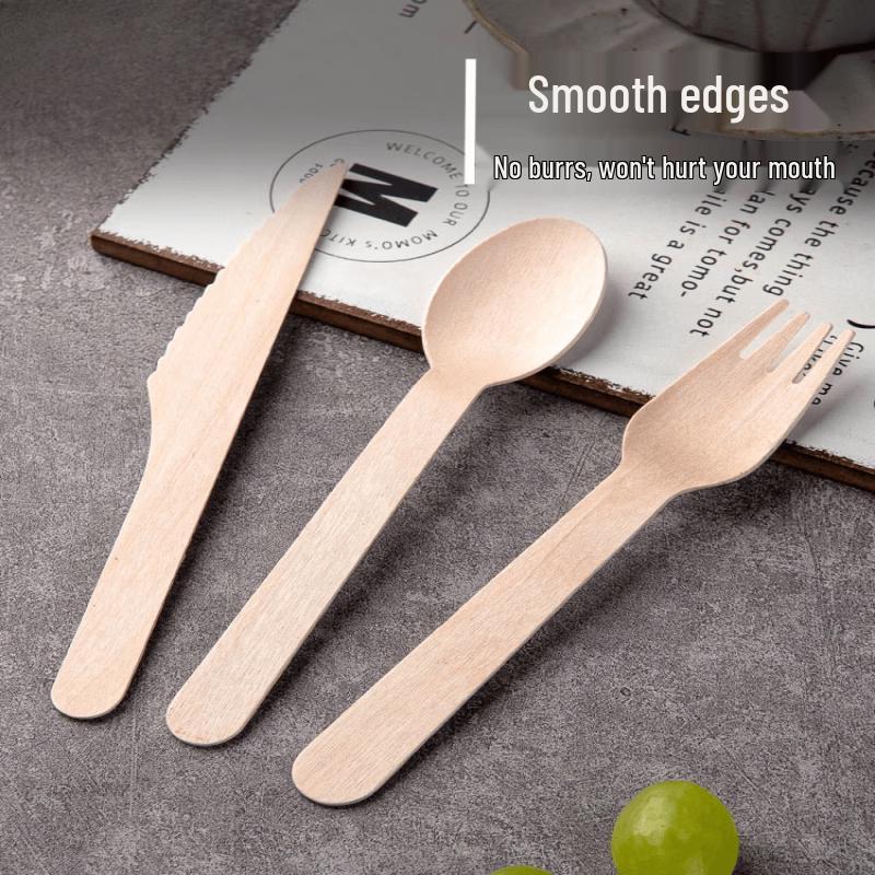 Eco-friendly Disposable Wooden Spoons