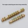 Transparent Cover Neutral/Ground Terminal Block - 8/12/18 Slots Copper Busbar
