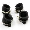 4pcs Motorcycle Carburetor Intake Manifold Interface Adapters Fit for Yamaha XS1100 1978 - 1982 XS 1100 1979 1980 1981