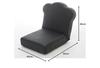 Cellutane Toast Chair, Memory Foam, Washable Cover, Reclining, Made In Japan, DPN1a-14 Tiers - Toast + PN1-92BK