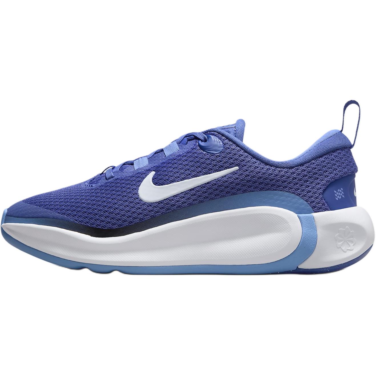 

Nike Кроссовки Infinity Flow GS Astronomy Blue Kids, черные, Royal-Pulse Football-серые FD6058-401 32