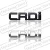 ASG2   3D Metal Sticker CRDi Emblem Letters Badge Decoration Rear Trunk Stickers For Hyundai Tucson Kia Ceed Carnival Sorento Sportage