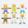 3-D Puzzle Box Shape Matching Board Toy Bear/Rabbit Dress Changing Busy Board Toy for Toddler Learning Educational Gift