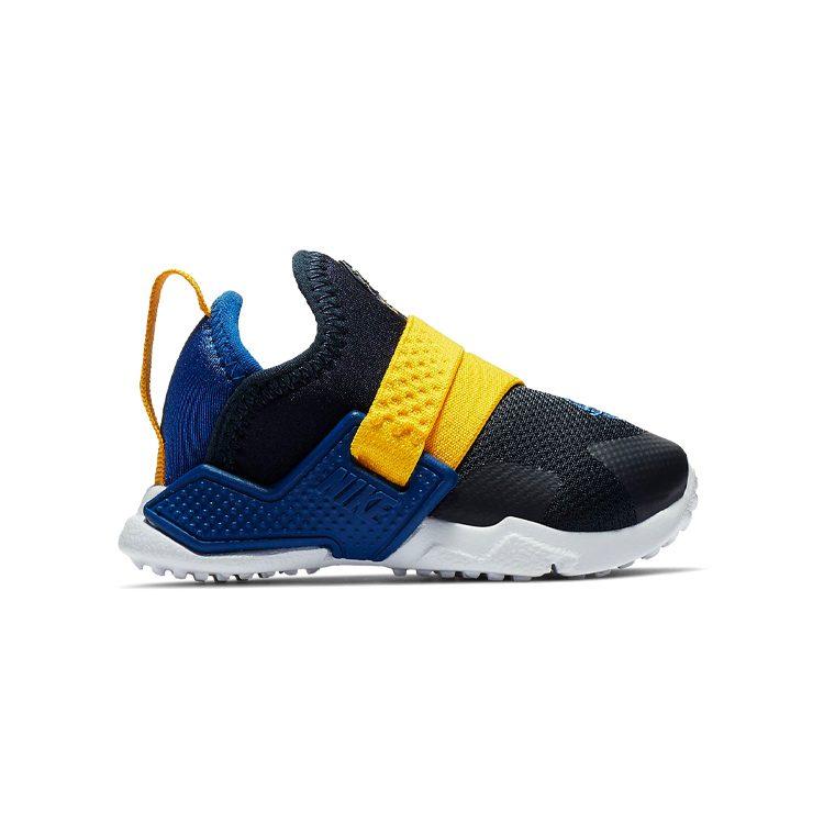 Nike Huarache Extreme Low Top Toddler Shoes Black Blue Yellow Infant And Toddler AH7827-404