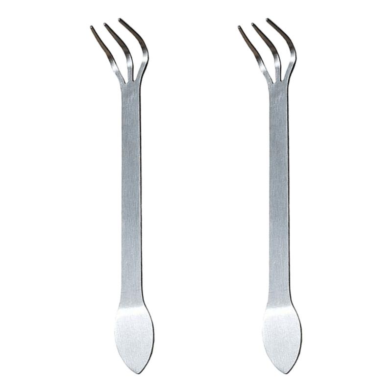 1/2Pcs Multifunctional Stainless Steel Bonsai Rakes 3 Prong Root Rakes for Soil Loosening and Transplanting Garden Tool