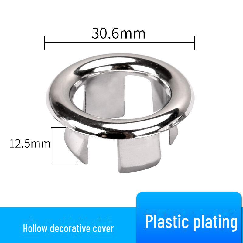 Dekorativer Überlaufstopfen für Waschbecken - Waschbeckenzubehör