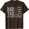 Father's Day If I'm Buying I'm Trying American Flag Unisex T-Shirt