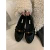 Soft-soled Flat-bottomed Platform Shoes for Women, Autumn-winter Retro New Style, Single Shoes