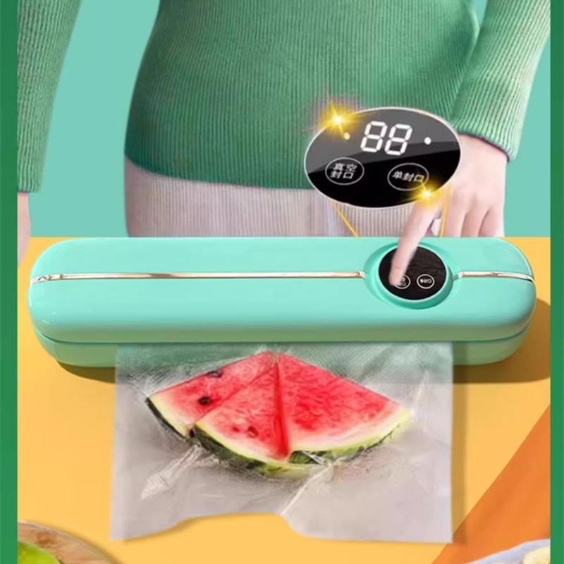 Seal Fresh, Stay Fresh: Smart Auto Vacuum Sealer for Home Food Preservation with 100pcs Vacuum Bag