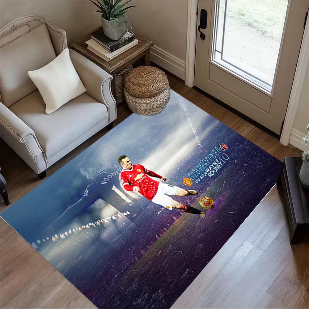 David De Gea Celebration Floor Mat Perfect for Entryway Study room Game Room Dining Room Anti-slip Rug Anime Office Decor Best for Christmas