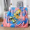 The Simpsons Cartoon Blanket, Short Plush Cute Warm Blanket, Living Room Home Decoration Sofa Four Seasons Travel