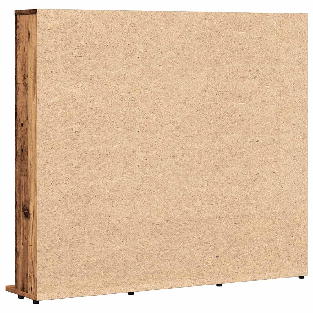 Vidaxl CD Storage Cabinet, Old Wood, Wood-Based Material
