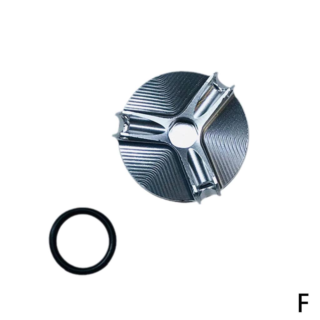 Motorrad Ölverschluss Tankdeckel Für Kawasaki Z900 Z650 Z800 - CNC Alu In Rot