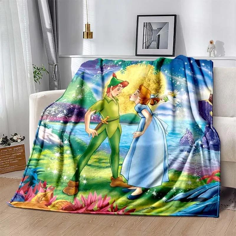 

Peter Pan Printed Blanket Children Adult Blanket Soft and Warm Bedding for Bed Sofa Outdoor Travel Cover Blanket 40x50in