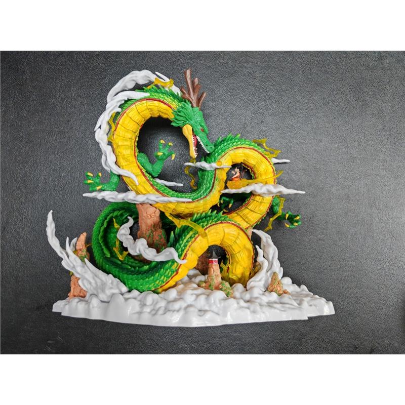 Dragon Ball Z Shenron And Son Goku Anime Figure Dbz Figurine Pvc Statue Model Doll Collection Decoration Ornament Toy Gift